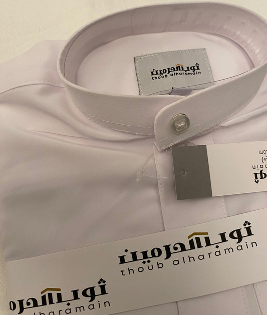 Boys Al Haramain White Collar Jubba - Taimoor Collection Thobes