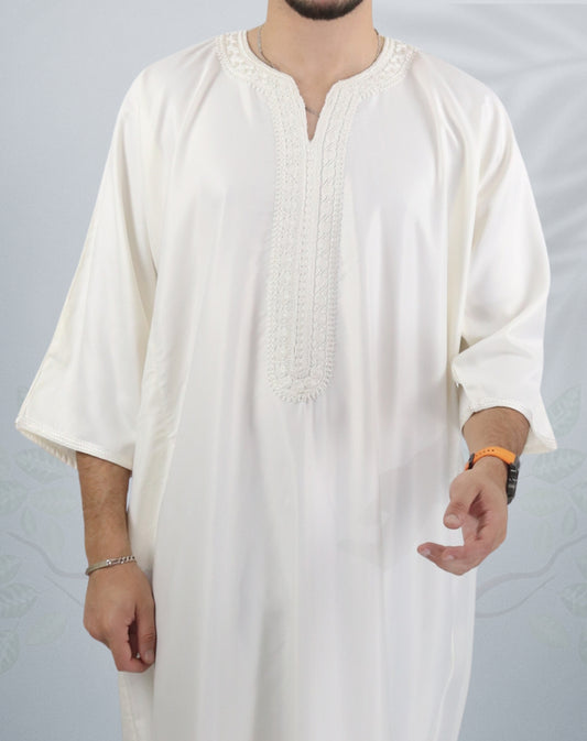 Mens Premium Moroccan Gandoura - Premium Moroccan Jubba/Thobe