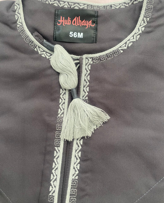 Mens Purple Omani Jubba - Tarz Al-Sultan Thobes