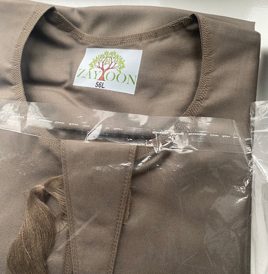 Mens Sultan Brownish Gold Emirati Jubba | Premium Thobes - Buy Any 2 for £60