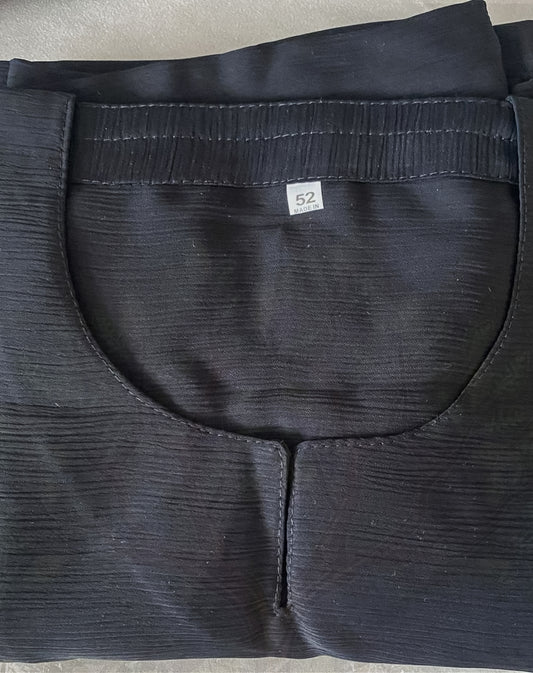 Womens Close Abaya With Matching Belt in Black-Mint Green-Beige | Womens Basic Abaya